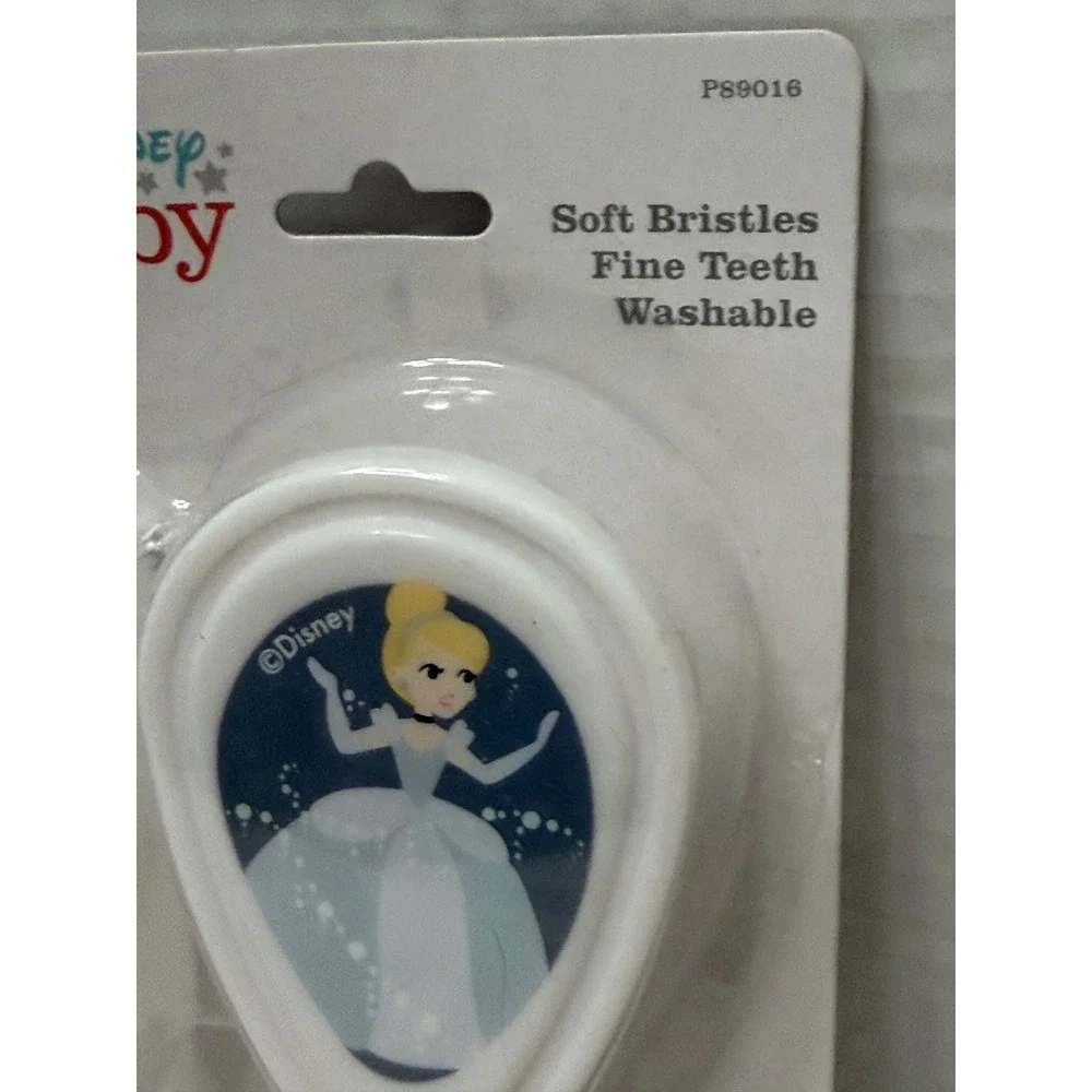 Disney Baby Princess Brush and Comb Set Cinderella White P89016 NEW